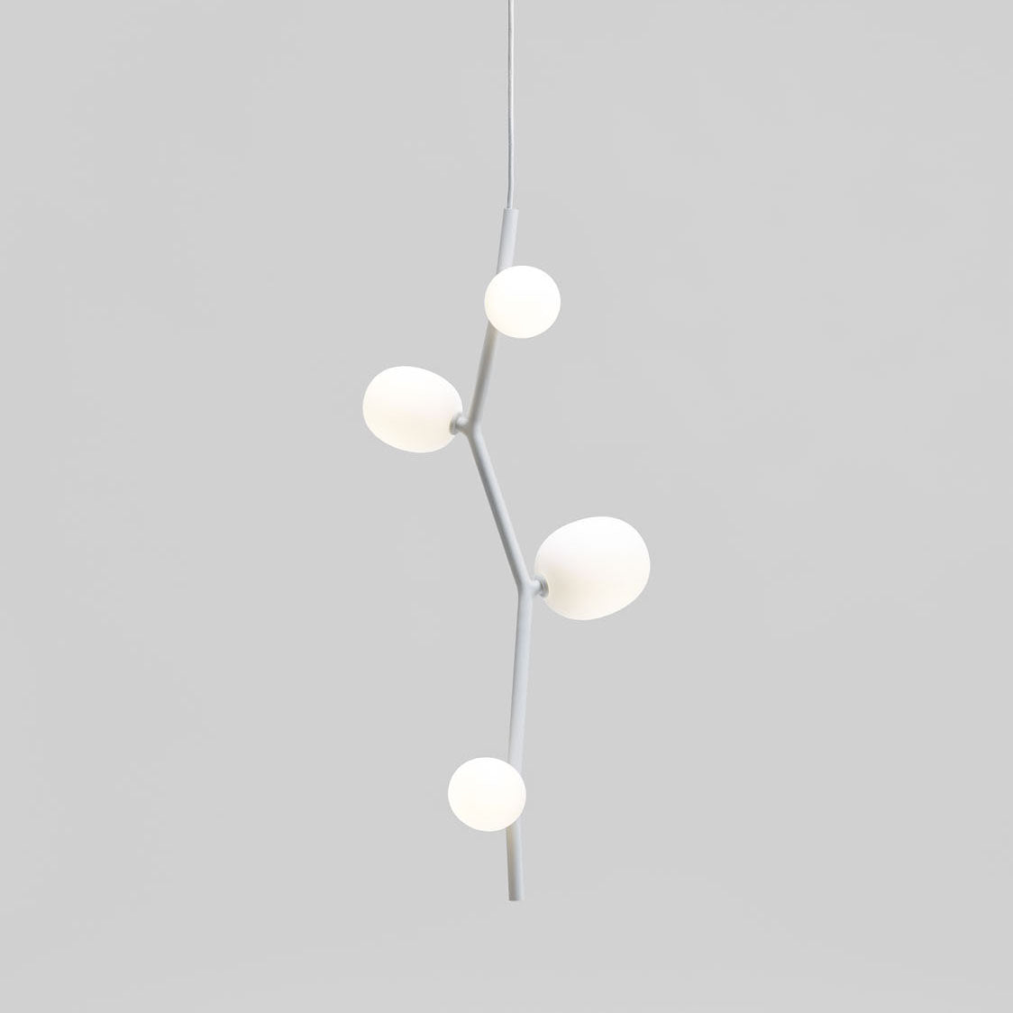 Isolora Modern Minimalist Vertical Glass Pendant Lamp - Lamp Copper