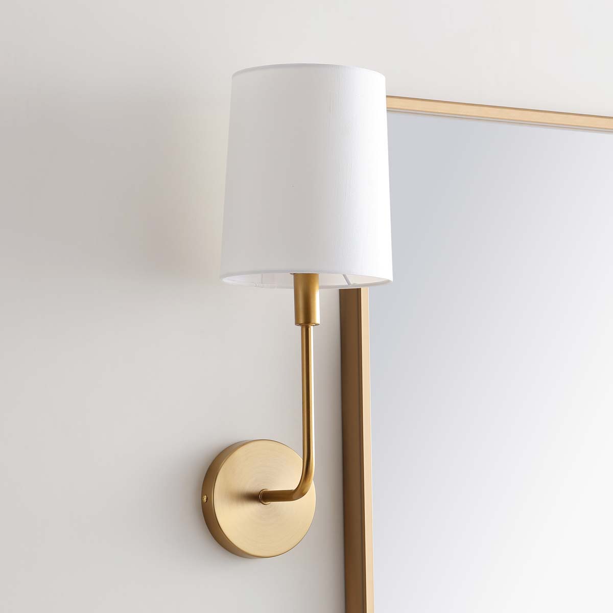 Orvynia Modern Minimalist Brass Fabric Wall Lamp - Lamp Copper