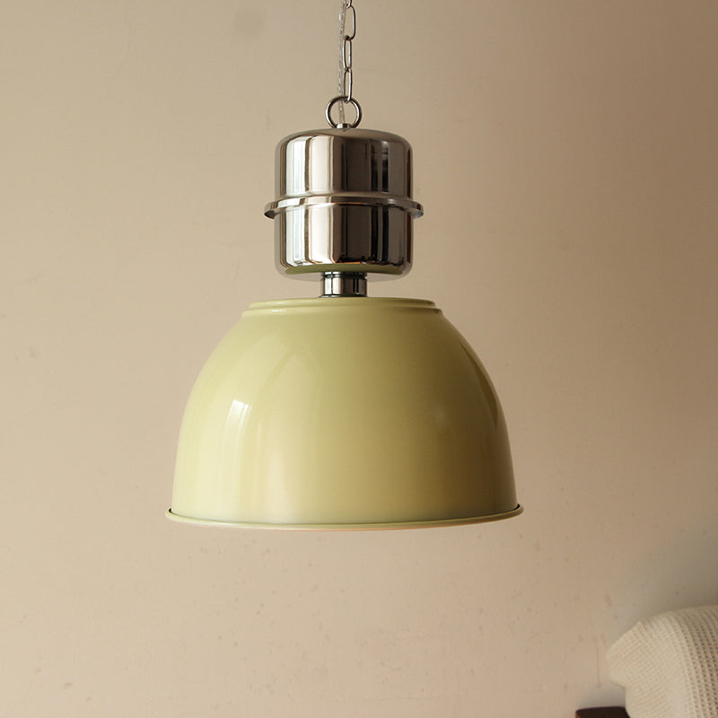 Evlaeia Modern Minimalist Orange Metal Pendant Lamp - Lamp Copper