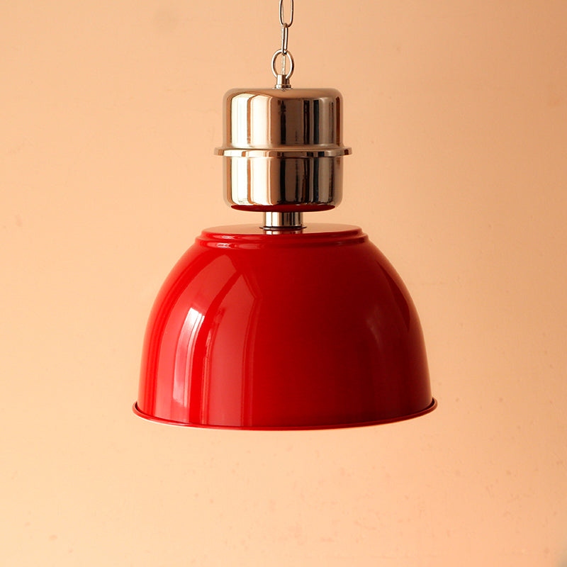 Evlaeia Modern Minimalist Orange Metal Pendant Lamp - Lamp Copper