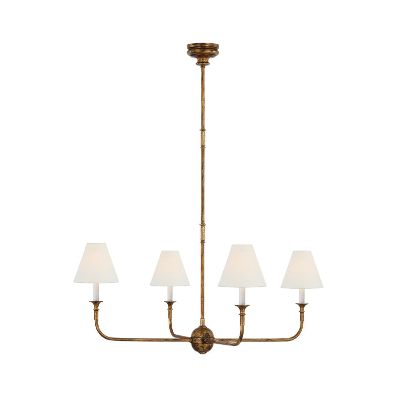 Arthaila Vintage Industrial Grande Fabric Chandelier - Lamp Copper