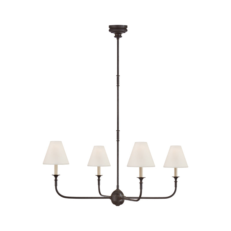 Arthaila Vintage Industrial Grande Fabric Chandelier - Lamp Copper