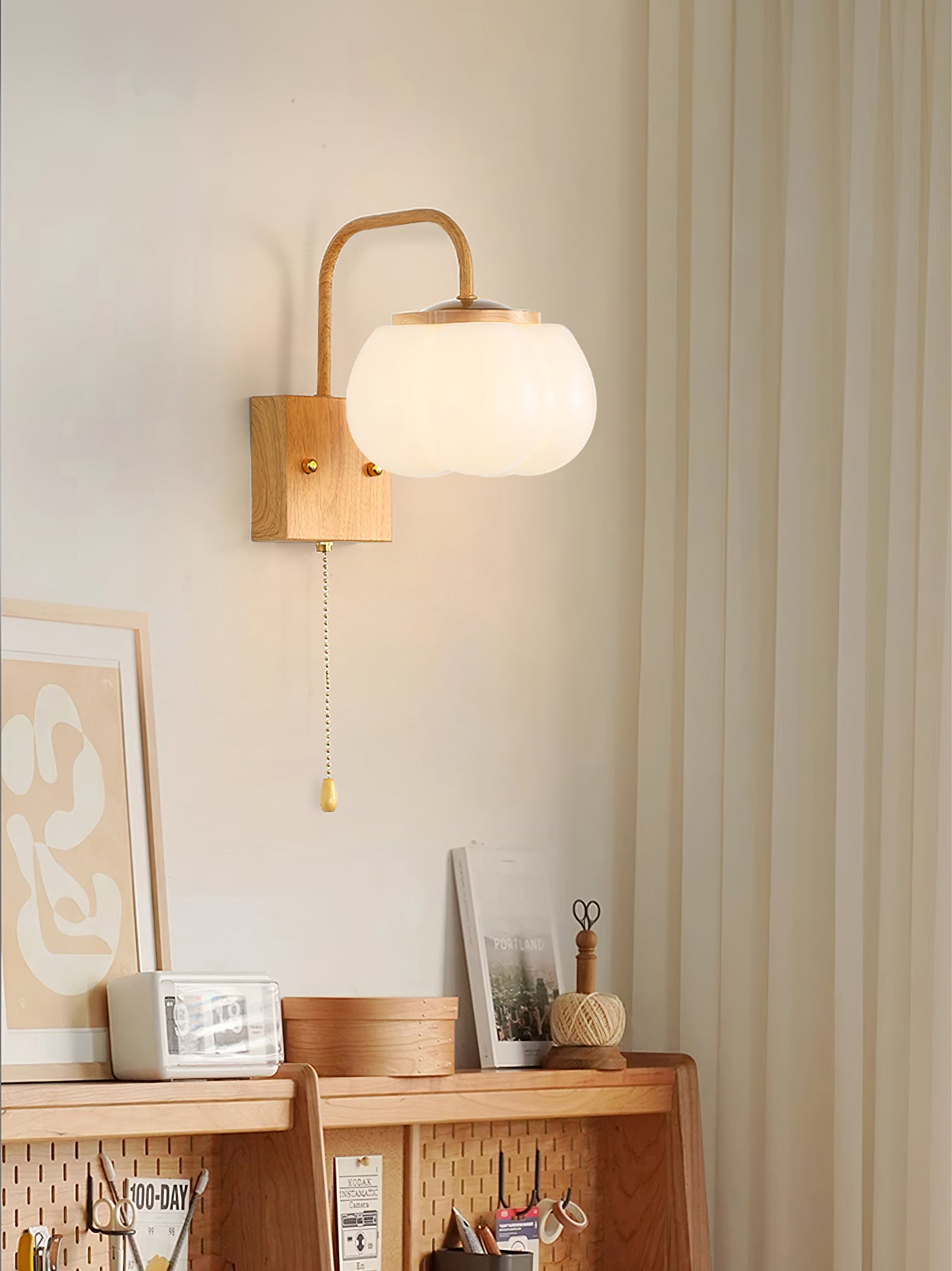 Eurrinis Elegance Flower Plastic Wall Lamp - Lamp Copper