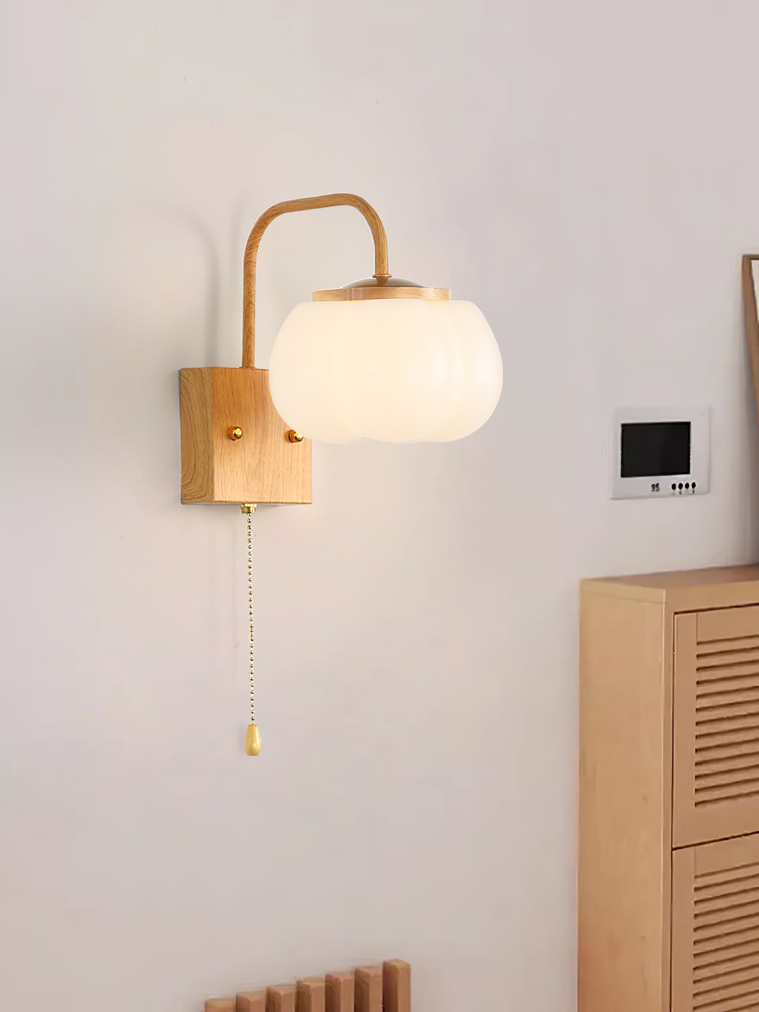 Eurrinis Elegance Flower Plastic Wall Lamp - Lamp Copper