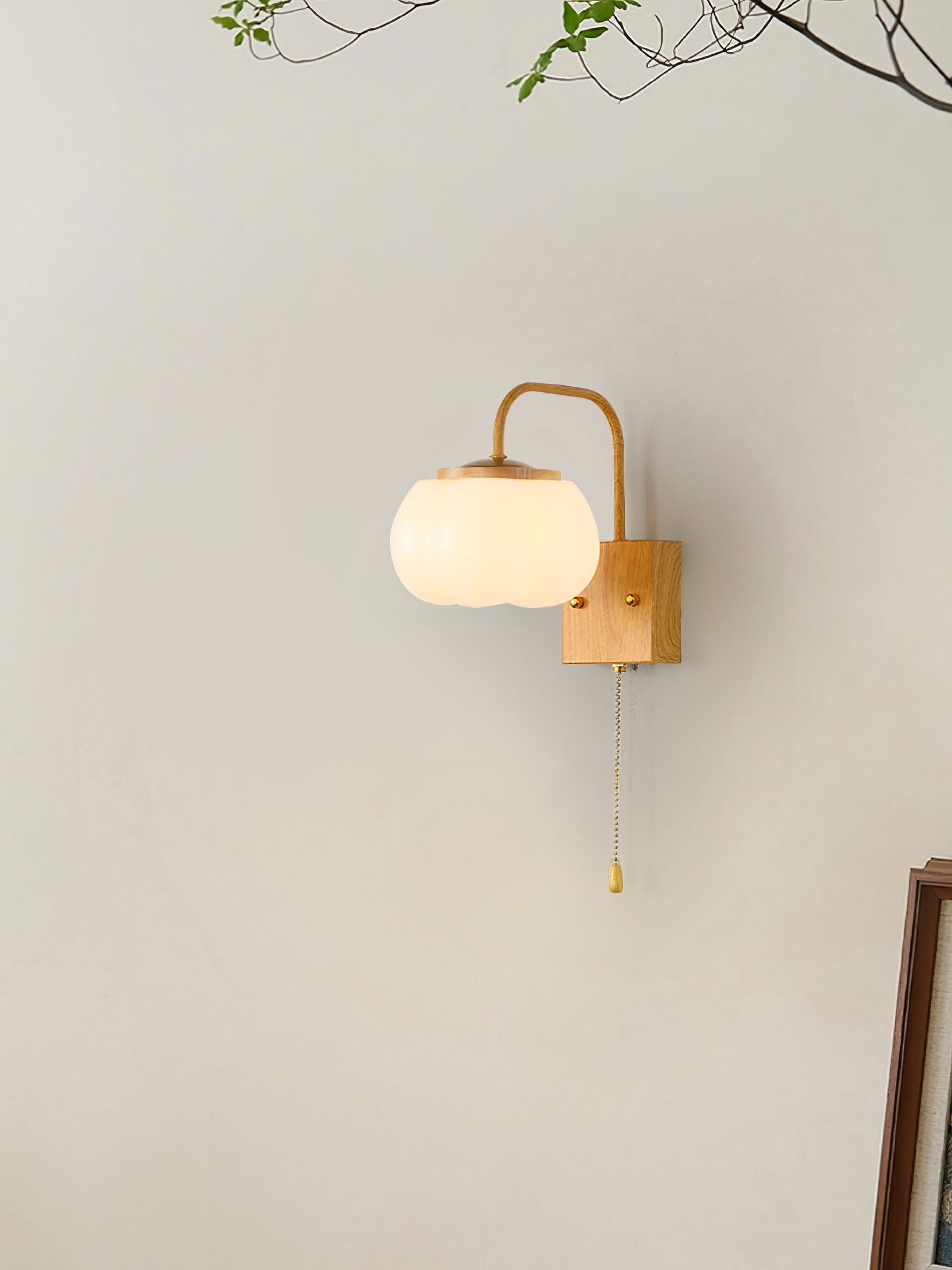 Eurrinis Elegance Flower Plastic Wall Lamp - Lamp Copper