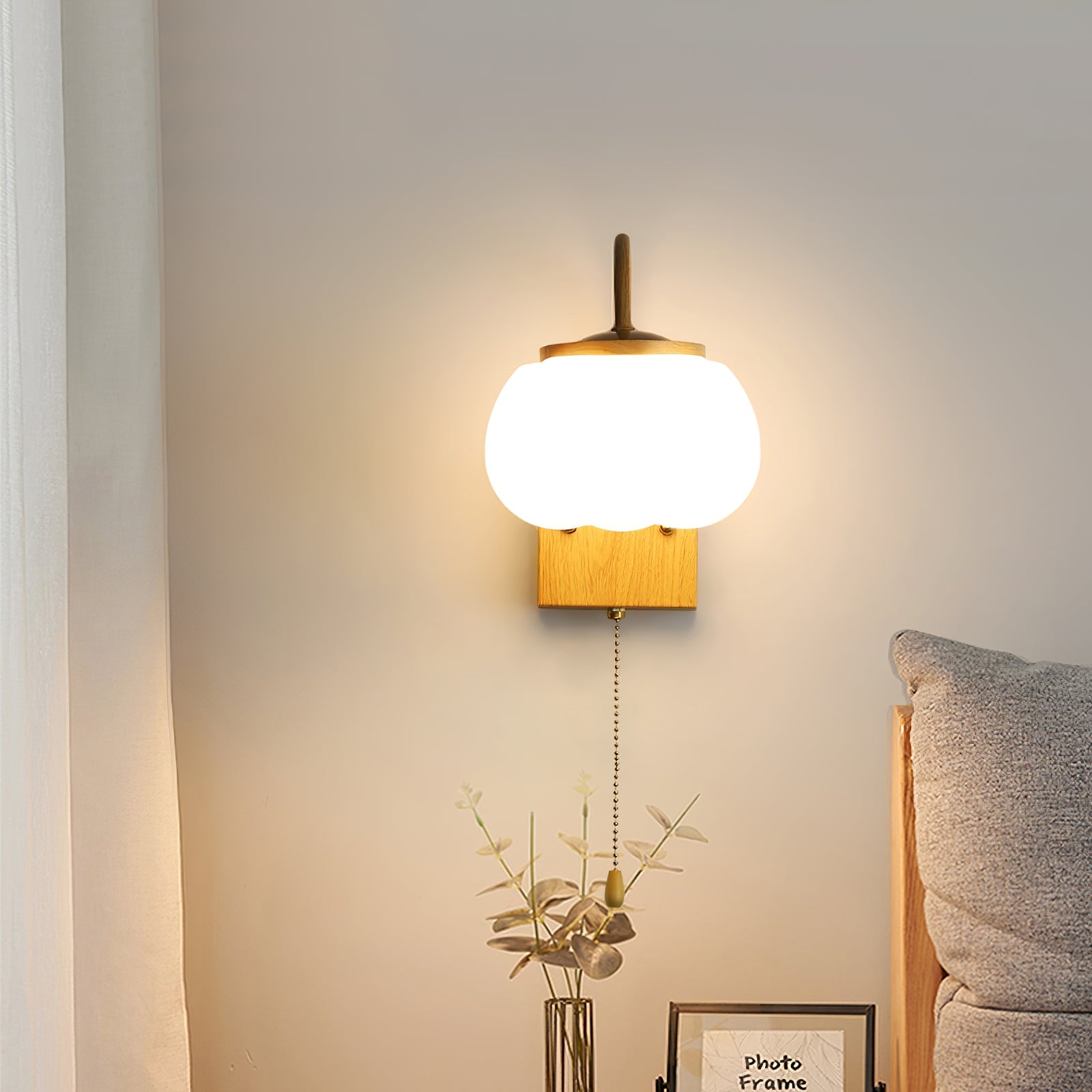 Eurrinis Elegance Flower Plastic Wall Lamp - Lamp Copper