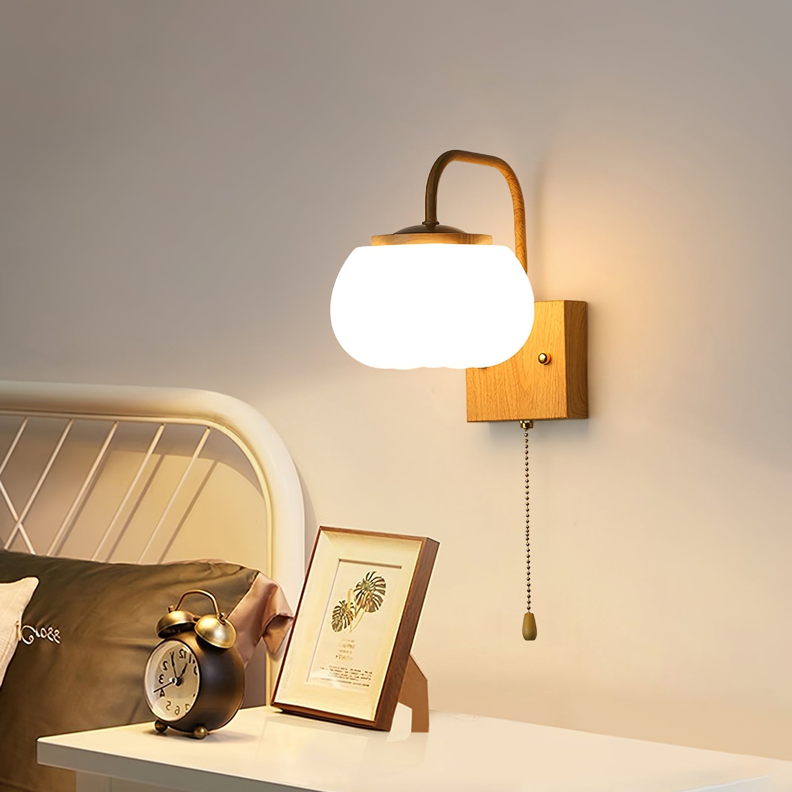 Eurrinis Elegance Flower Plastic Wall Lamp - Lamp Copper