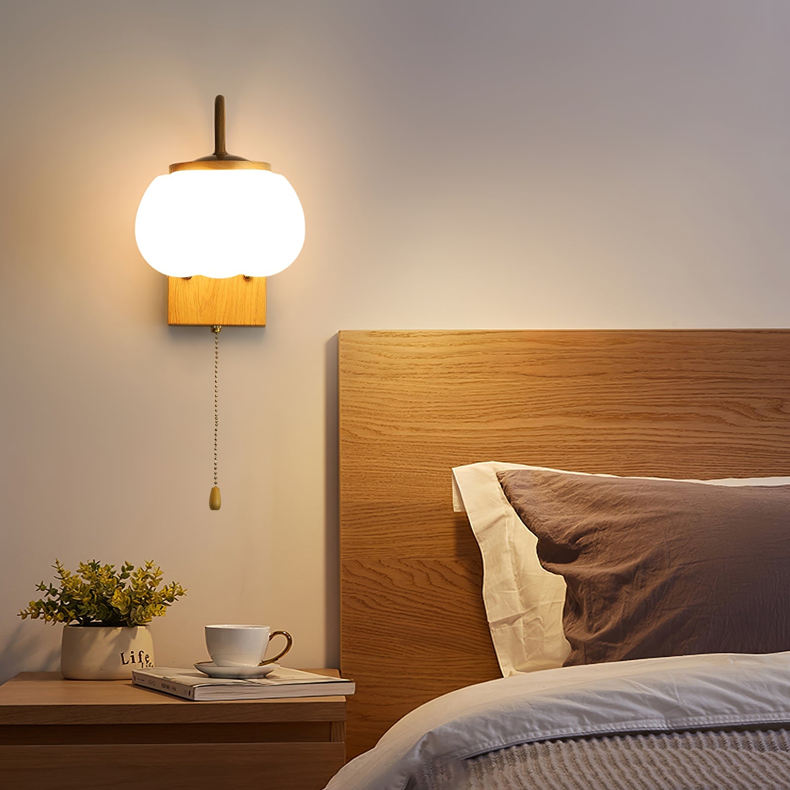 Eurrinis Elegance Flower Plastic Wall Lamp - Lamp Copper