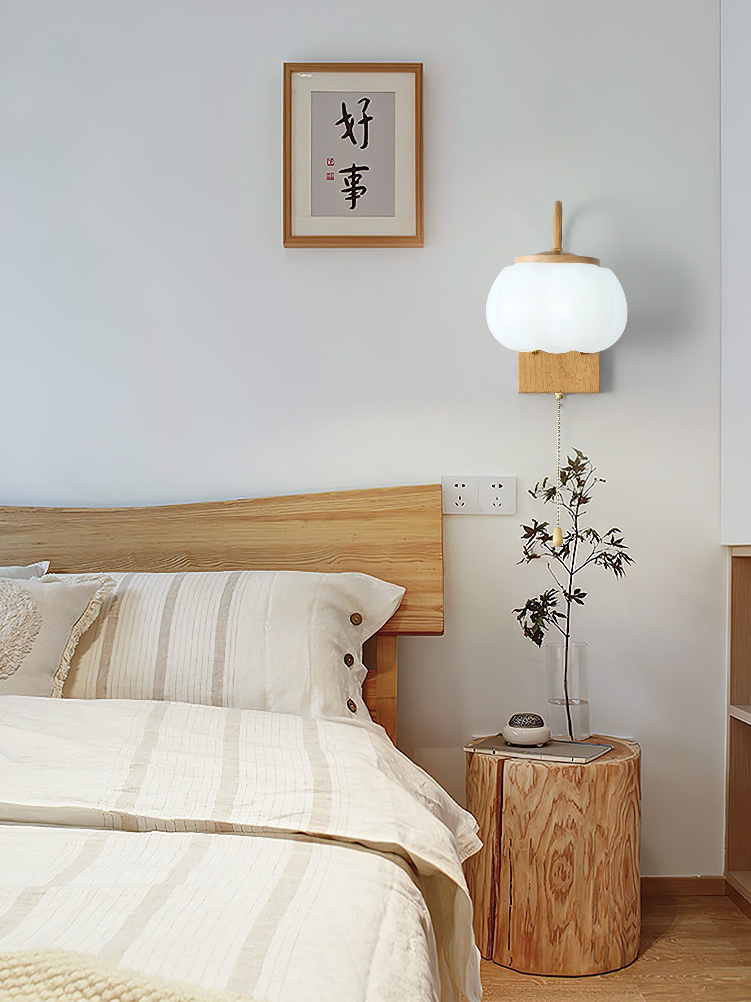 Eurrinis Elegance Flower Plastic Wall Lamp - Lamp Copper