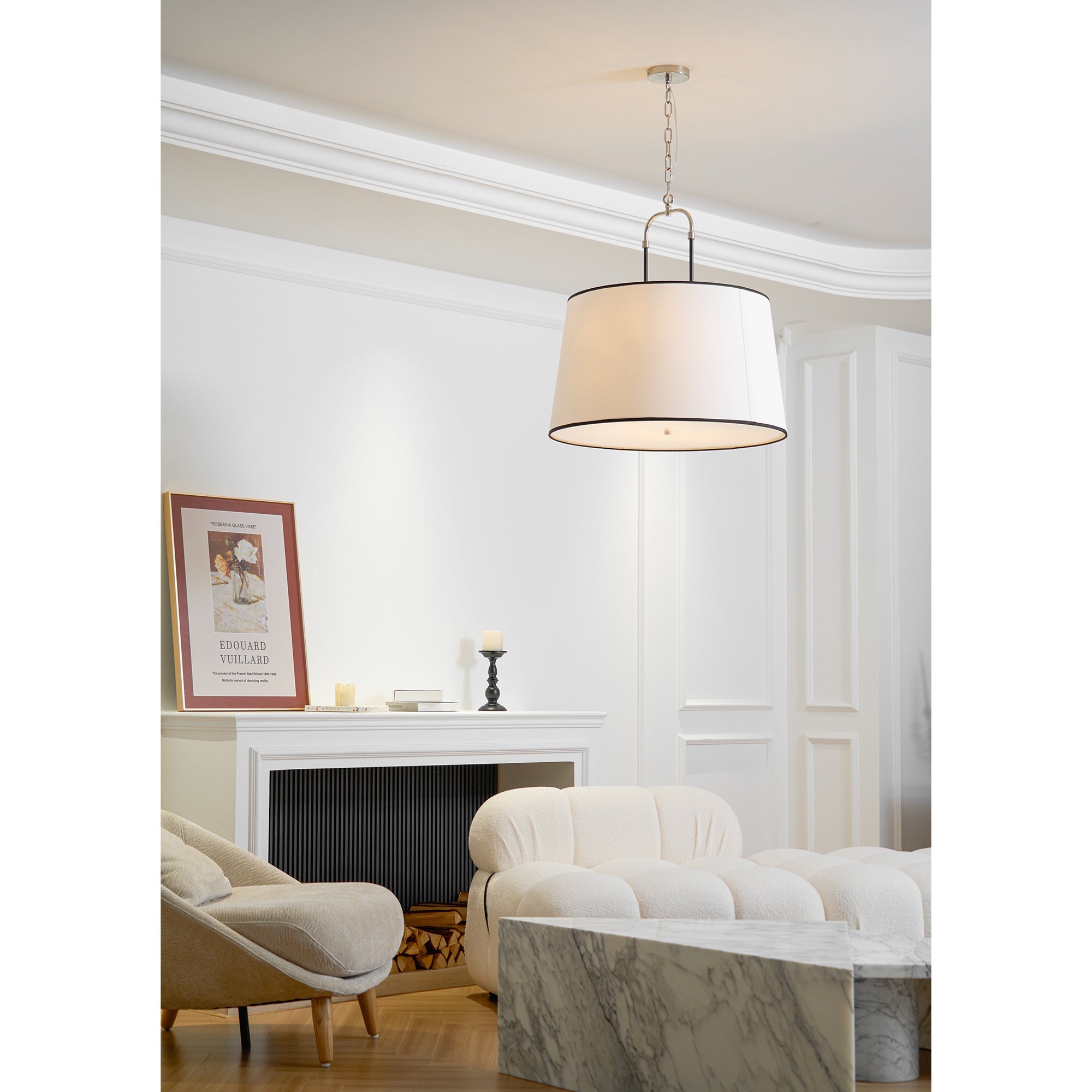 Aurzorora Vintage Industrial Brass Fabric Pendant Lamp - Lamp Copper