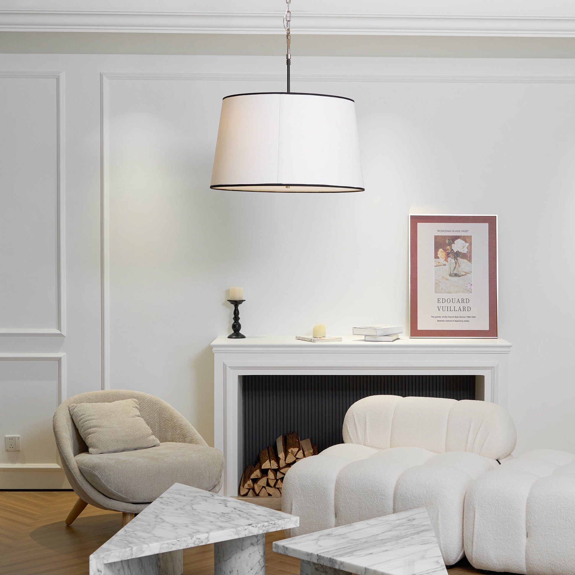 Aurzorora Vintage Industrial Brass Fabric Pendant Lamp - Lamp Copper