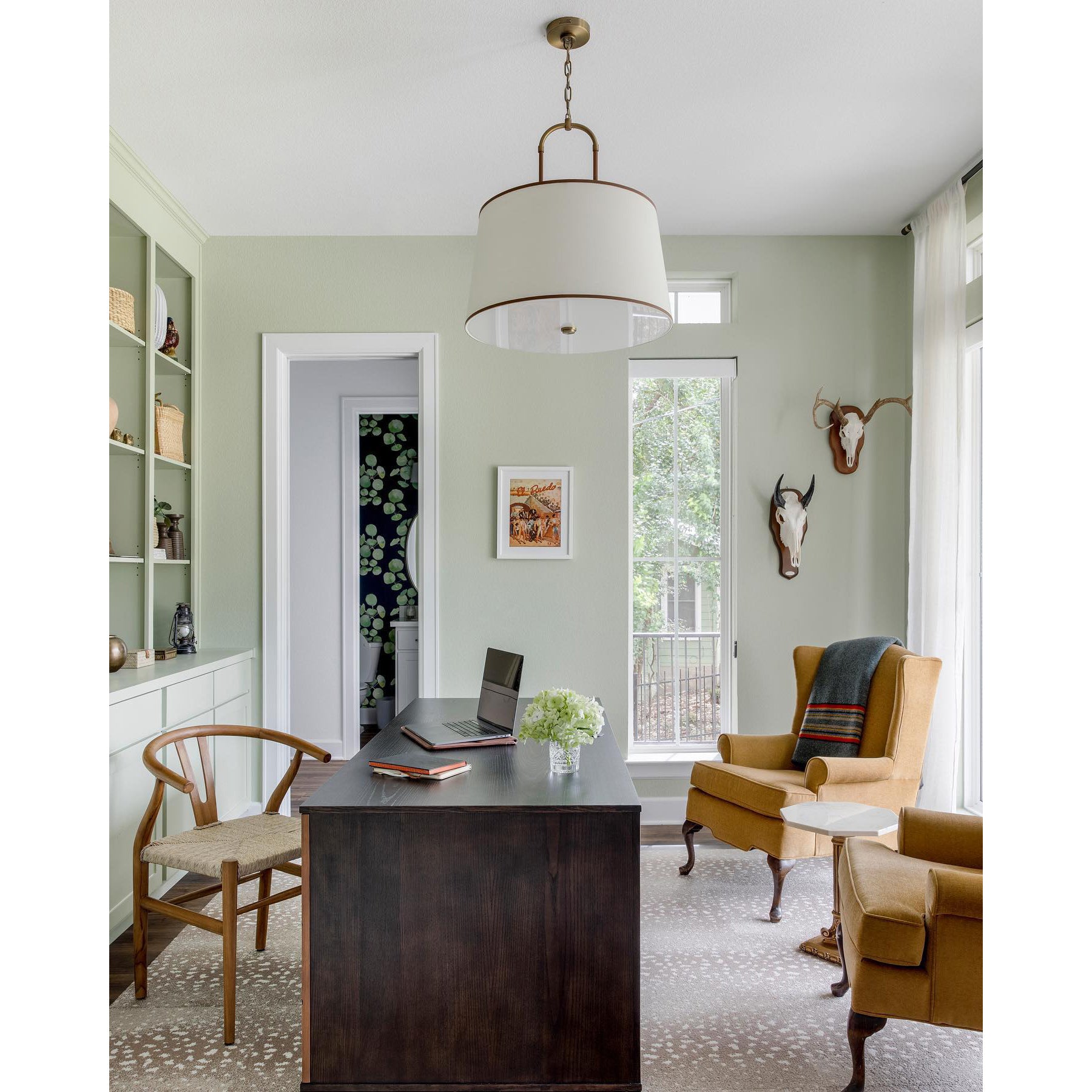 Aurzorora Vintage Industrial Brass Fabric Pendant Lamp - Lamp Copper