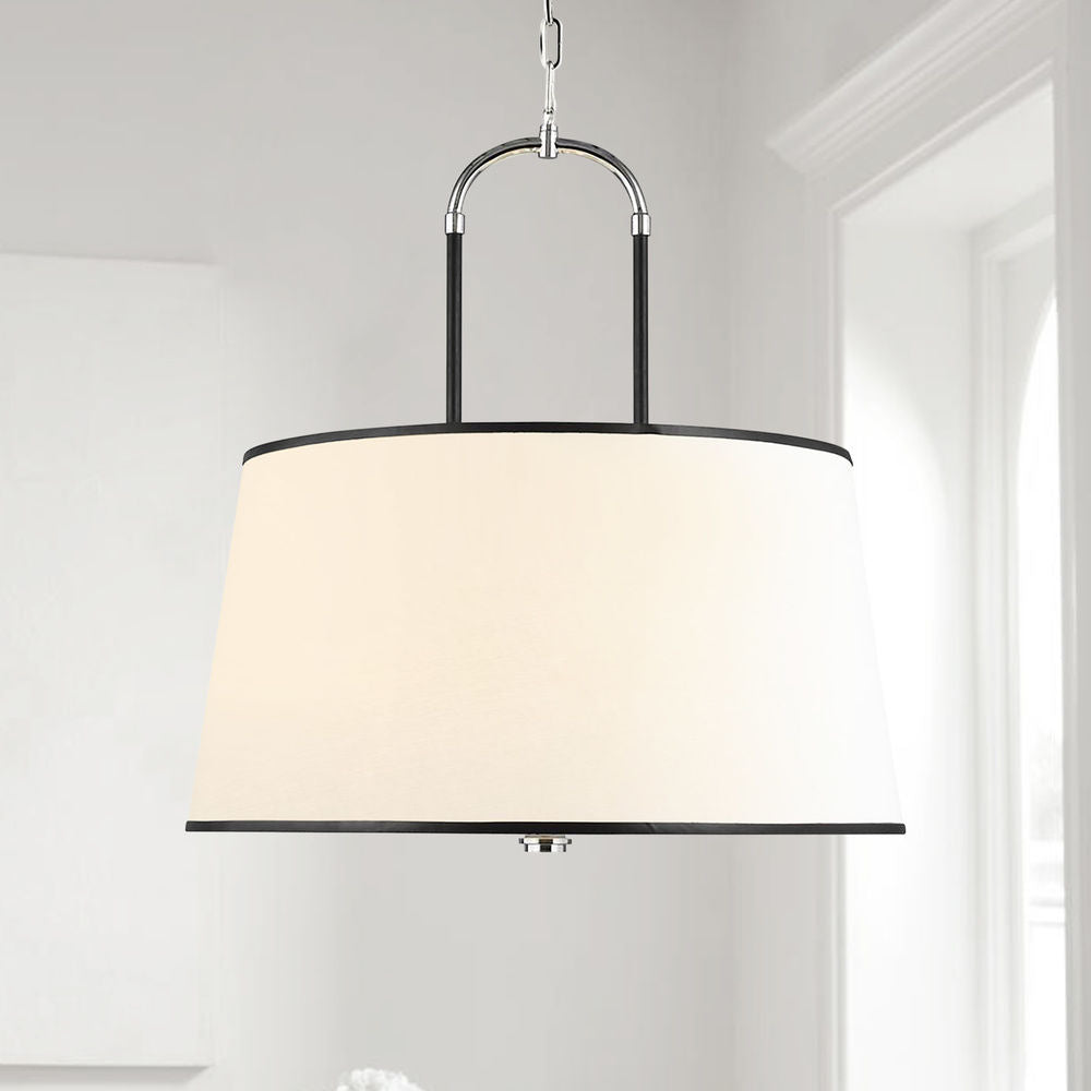 Aurzorora Vintage Industrial Brass Fabric Pendant Lamp - Lamp Copper