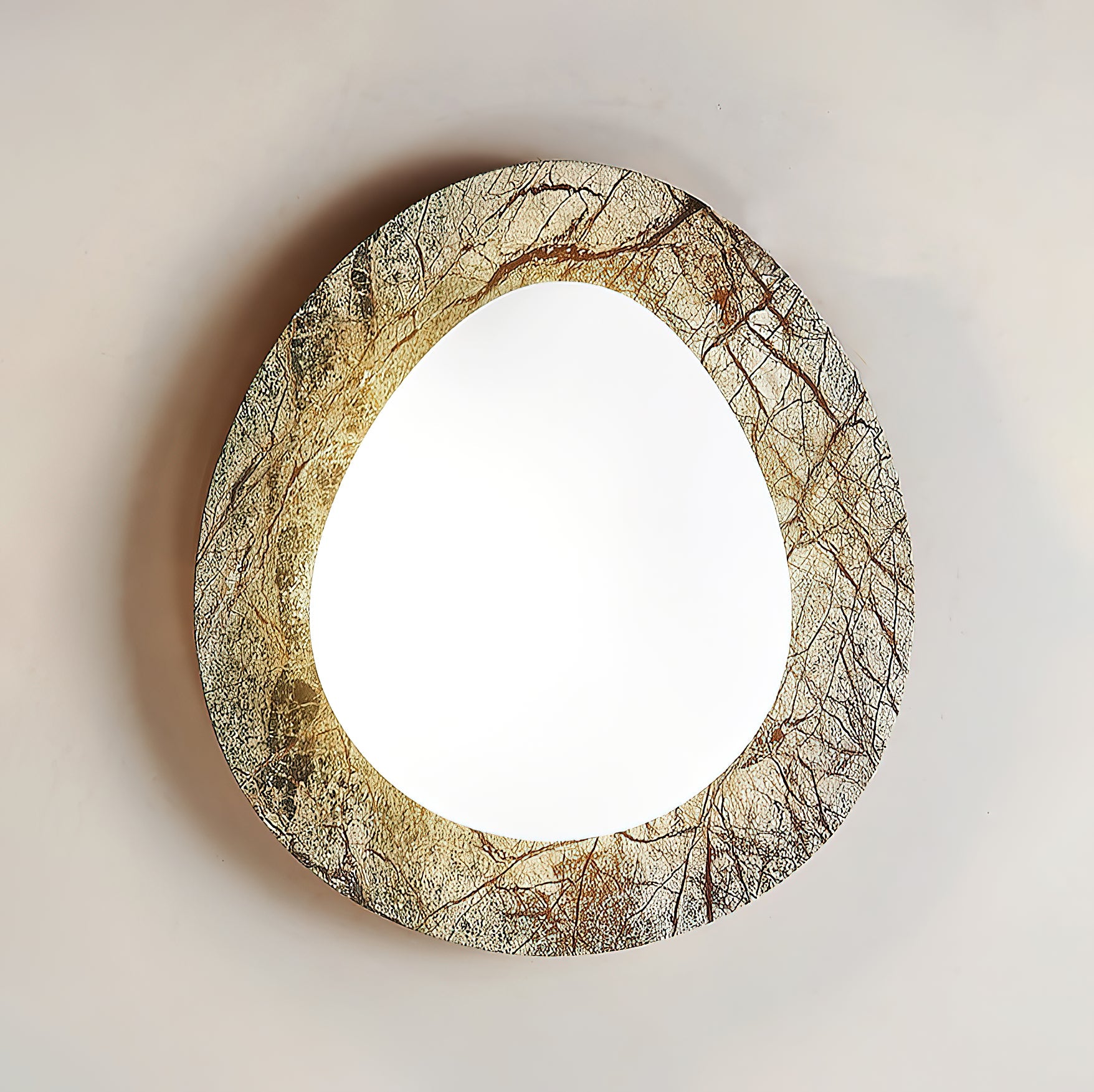 Cishaora Modern Minimalist White Marble Ceiling Lamp - Lamp Copper