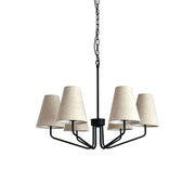 Aurdoreth Vintage Industrial Brass Fabric Chandelier - Lamp Copper