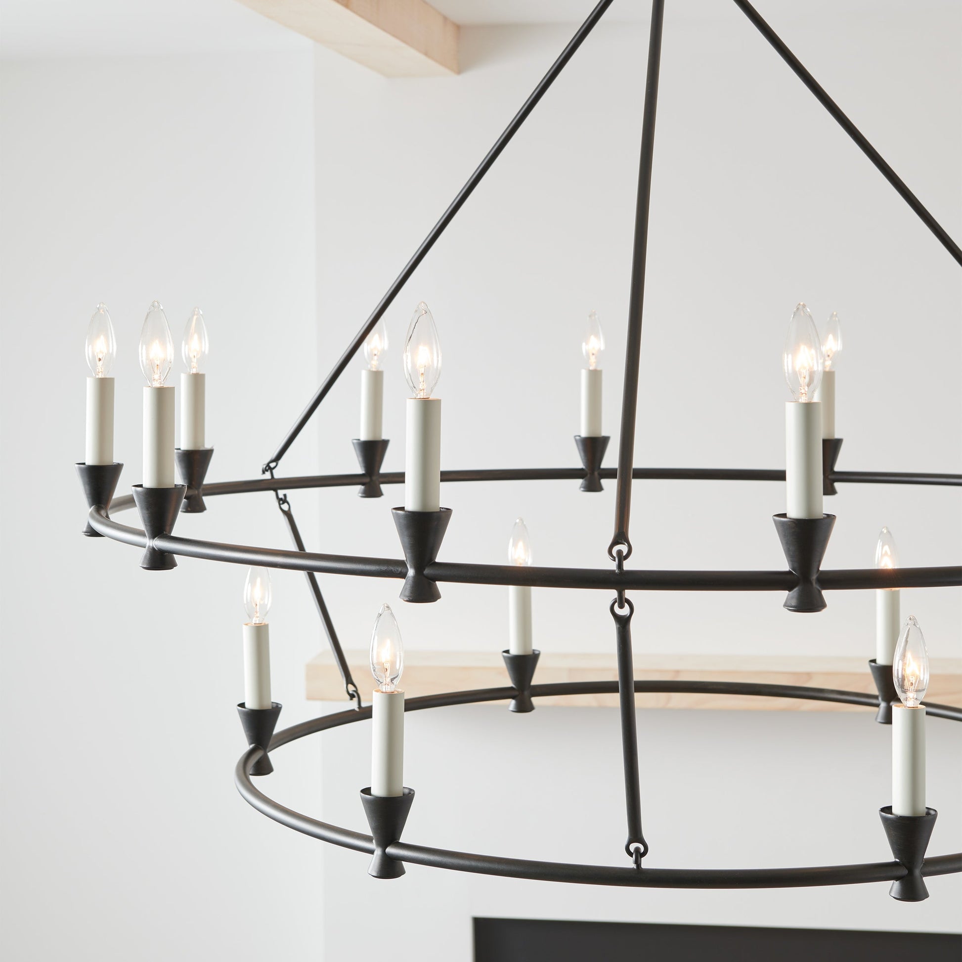Ovyneth Vintage Industrial Brass Metal Chandelier - Lamp Copper