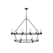 Ovyneth Vintage Industrial Brass Metal Chandelier - Lamp Copper