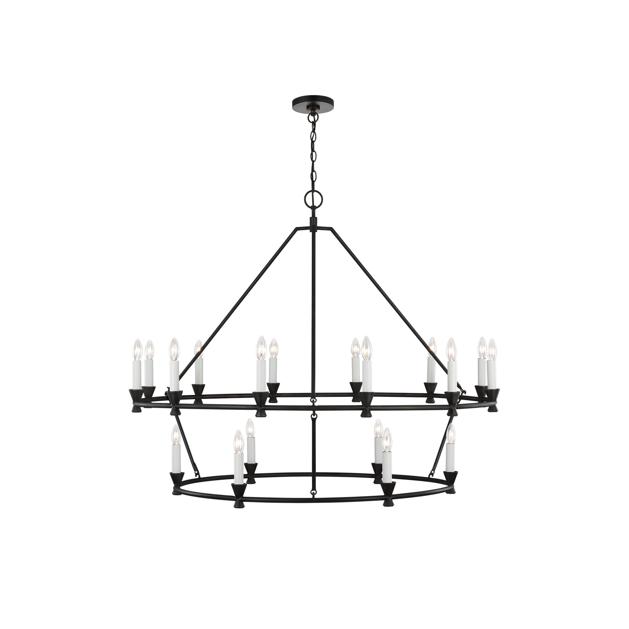 Ovyneth Vintage Industrial Brass Metal Chandelier - Lamp Copper