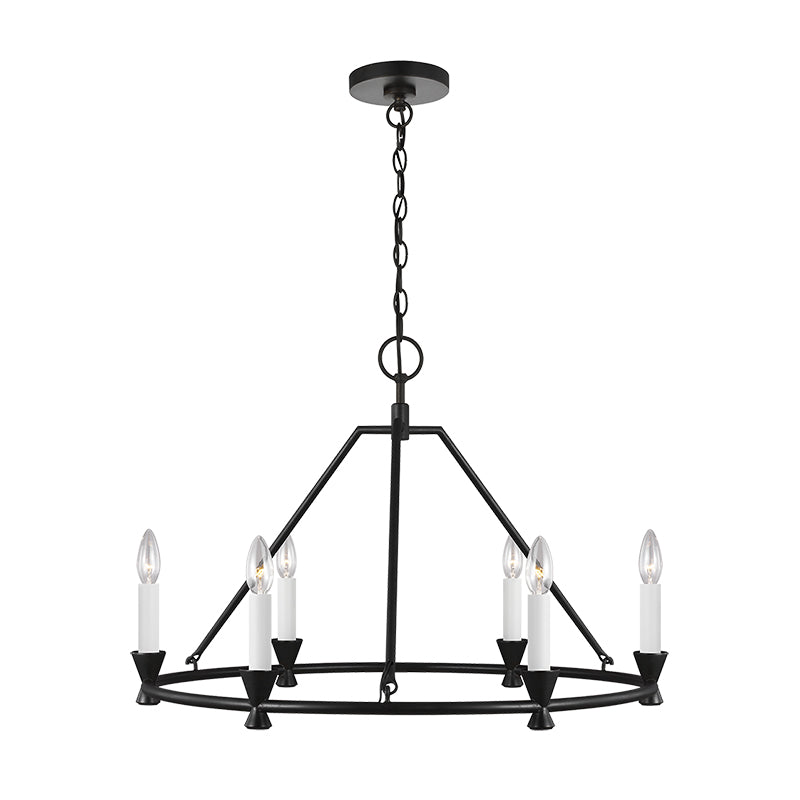 Ovyneth Vintage Industrial Brass Metal Chandelier - Lamp Copper