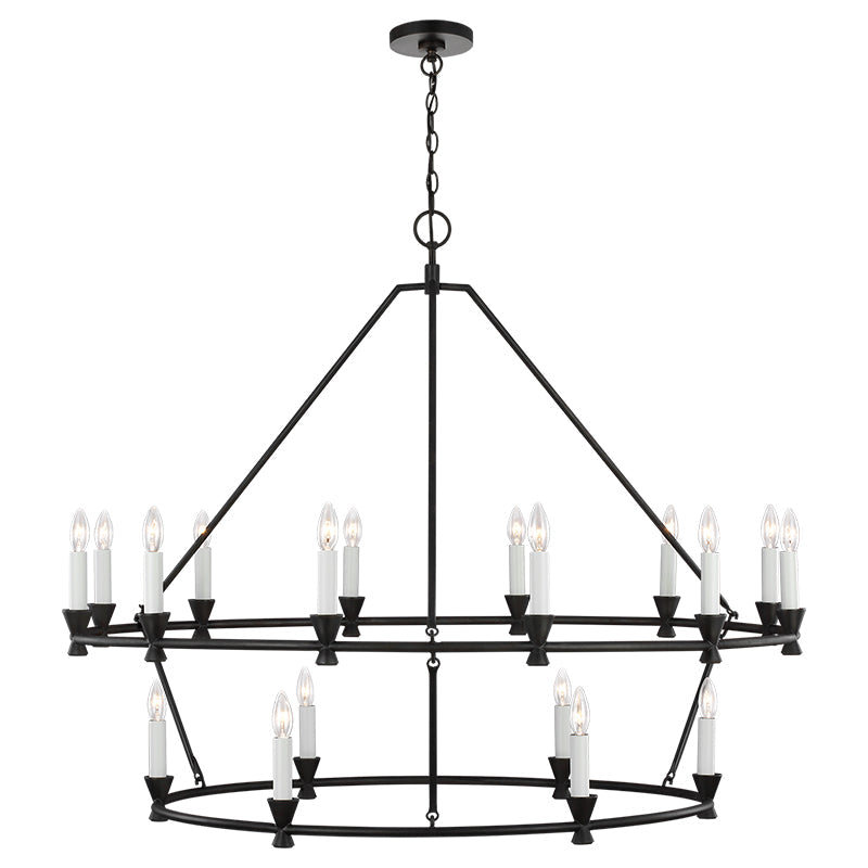 Ovyneth Vintage Industrial Brass Metal Chandelier - Lamp Copper