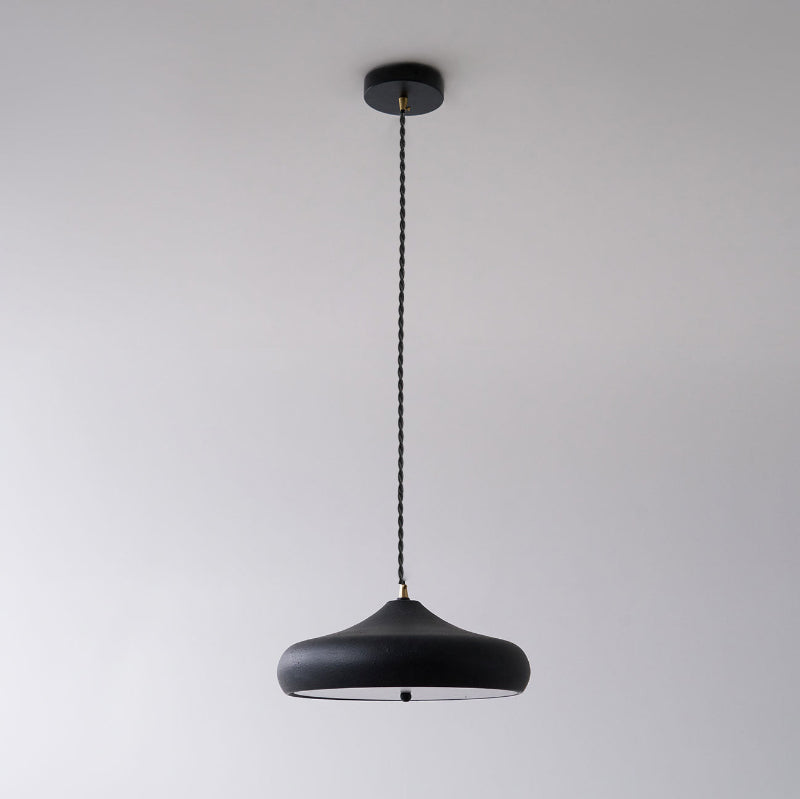 Etalyra Modern Minimalist Black Metal Pendant Lamp - Lamp Copper