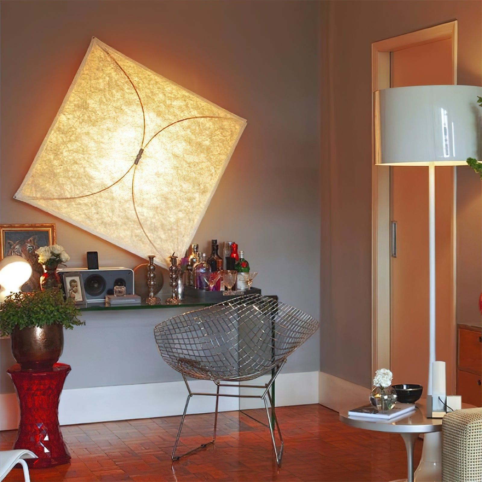 Evsoriel Individual Creativity White Metal Wall Light - Lamp Copper