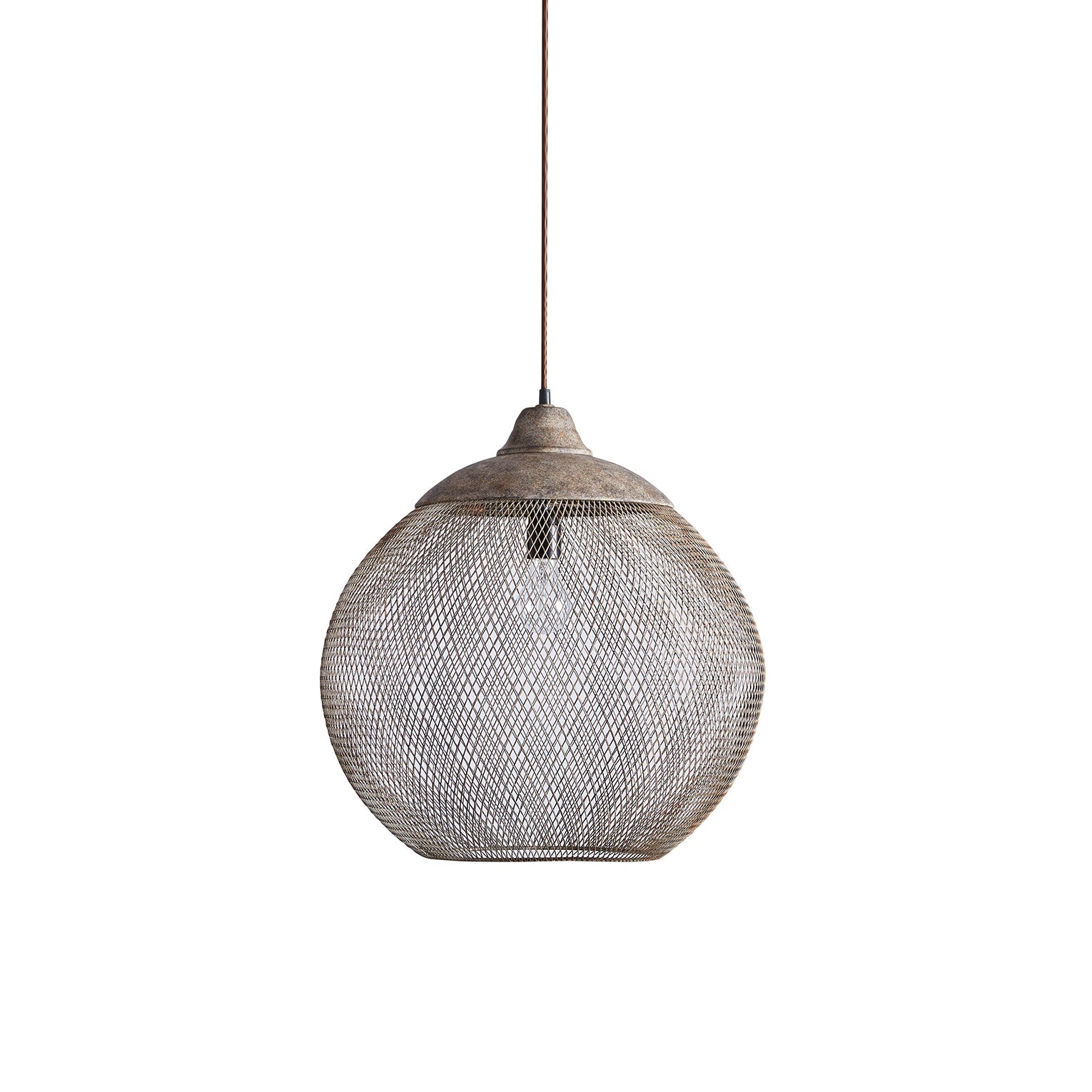 Aursorir Modern Minimalist Mesh Metal Pendant Lamp - Lamp Copper