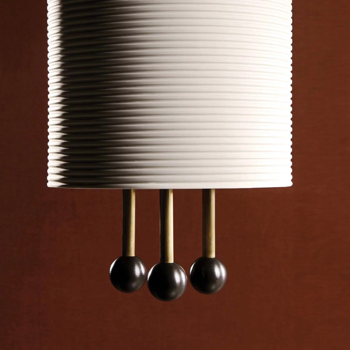 Ucaryra Premium Elegance Metal Glass Lantern Pendant Lamp - Lamp Copper