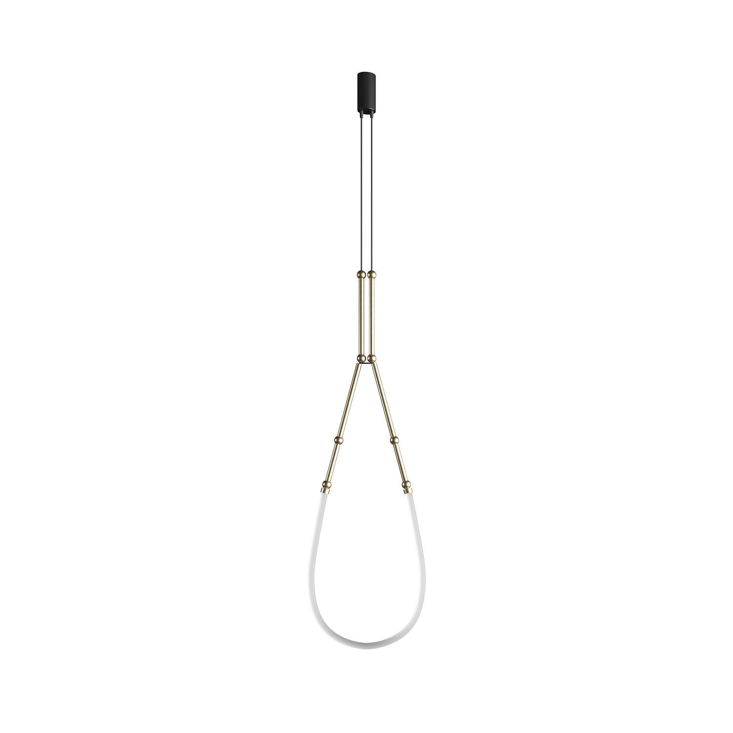 Ormirara Modern Minimalist Metal Chandelier - Lamp Copper