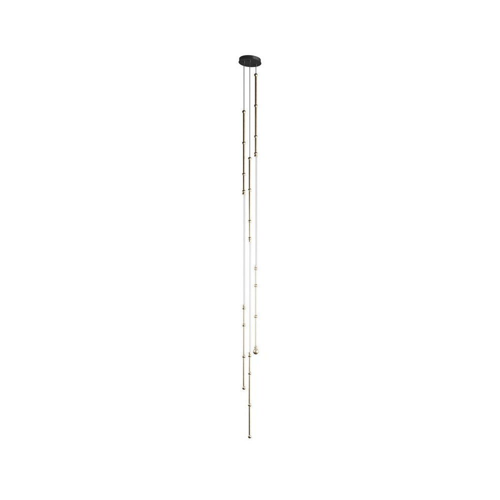 Ormirara Modern Minimalist Metal Chandelier - Lamp Copper