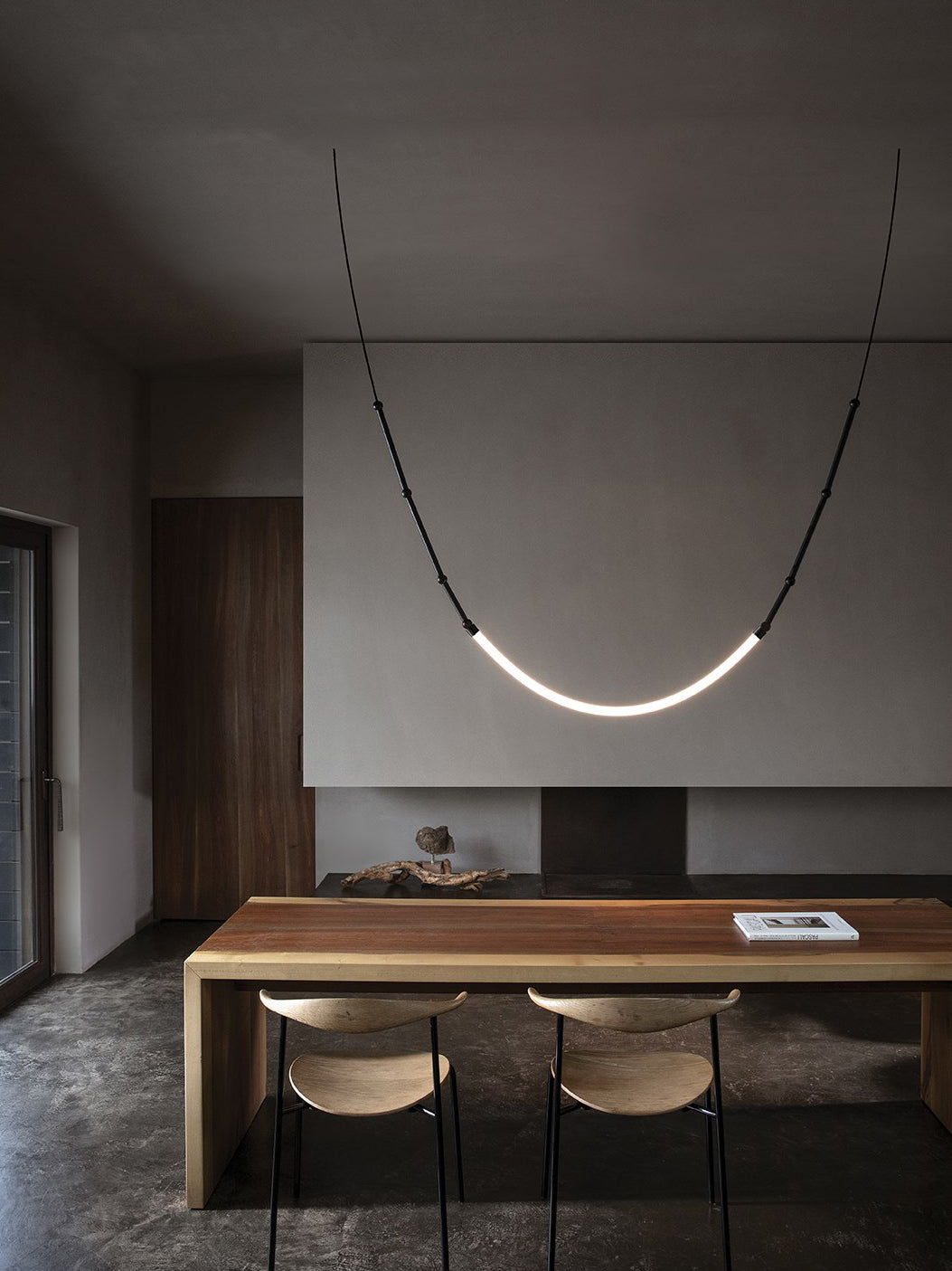 Ormirara Modern Minimalist Metal Chandelier - Lamp Copper