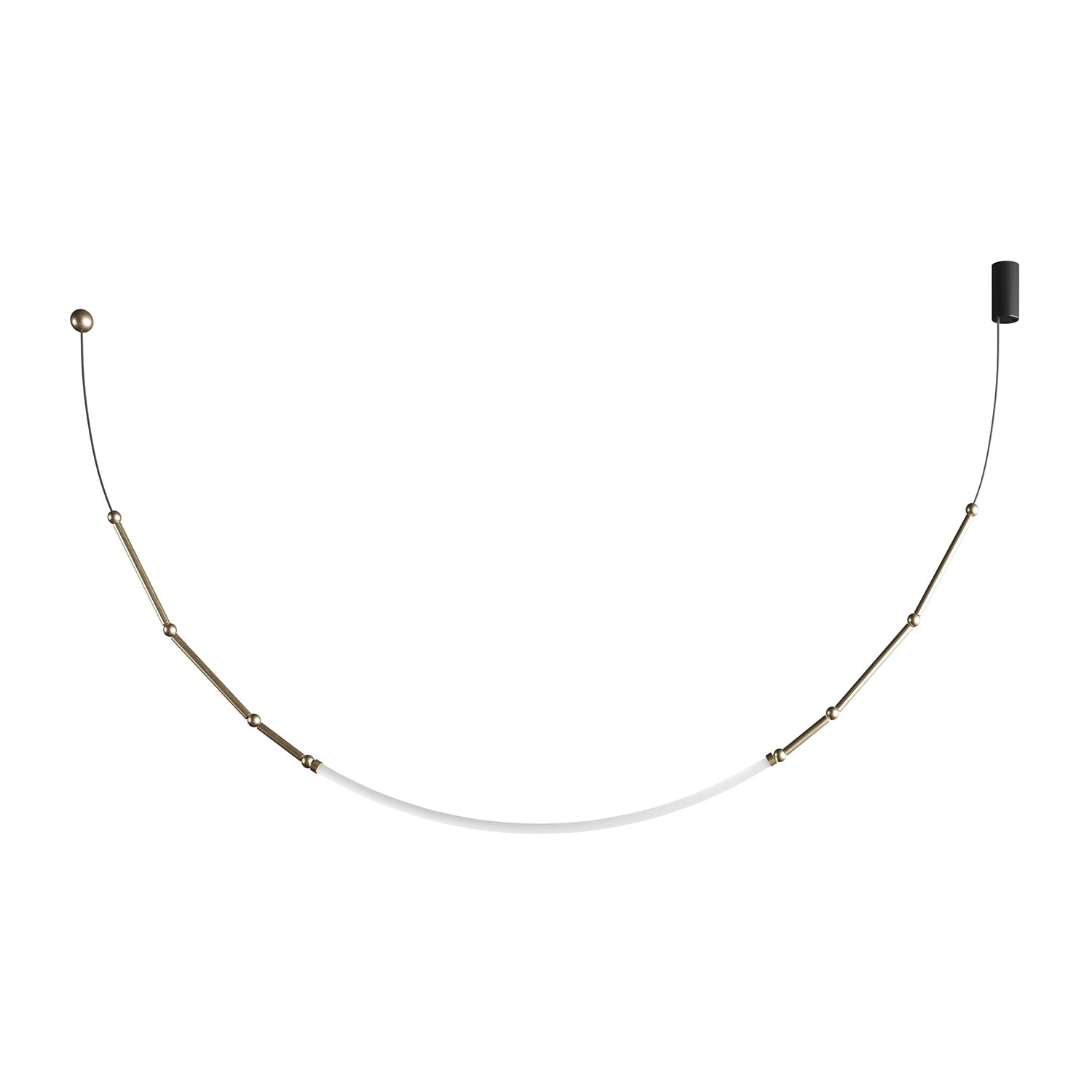 Ormirara Modern Minimalist Metal Chandelier - Lamp Copper