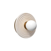 Syraean Modern Minimalist Alabaster Glass Wall Lamp - Lamp Copper