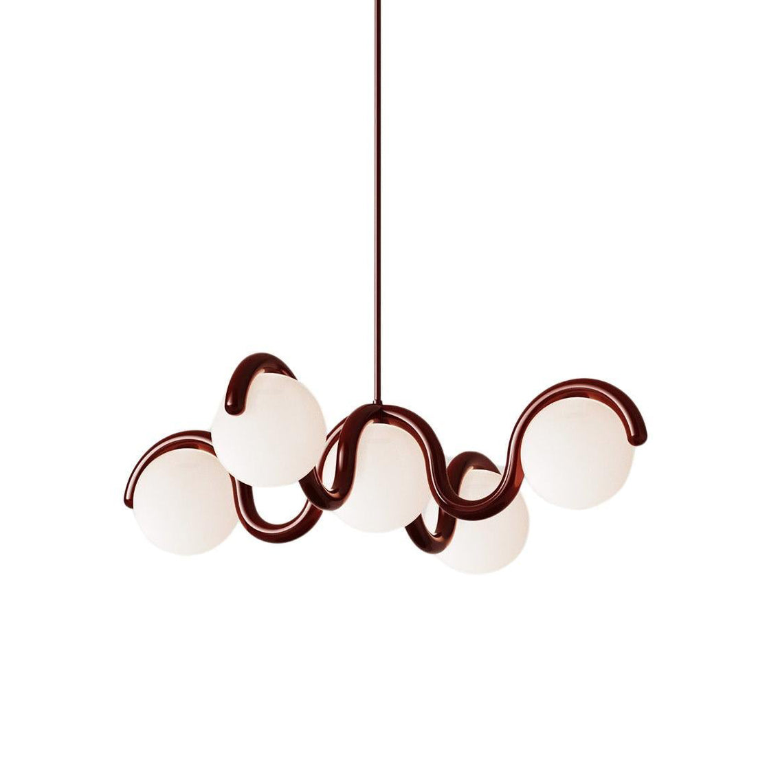 Eurvinen Creativity Elegance Art Brass Glass Chandelier - Lamp Copper