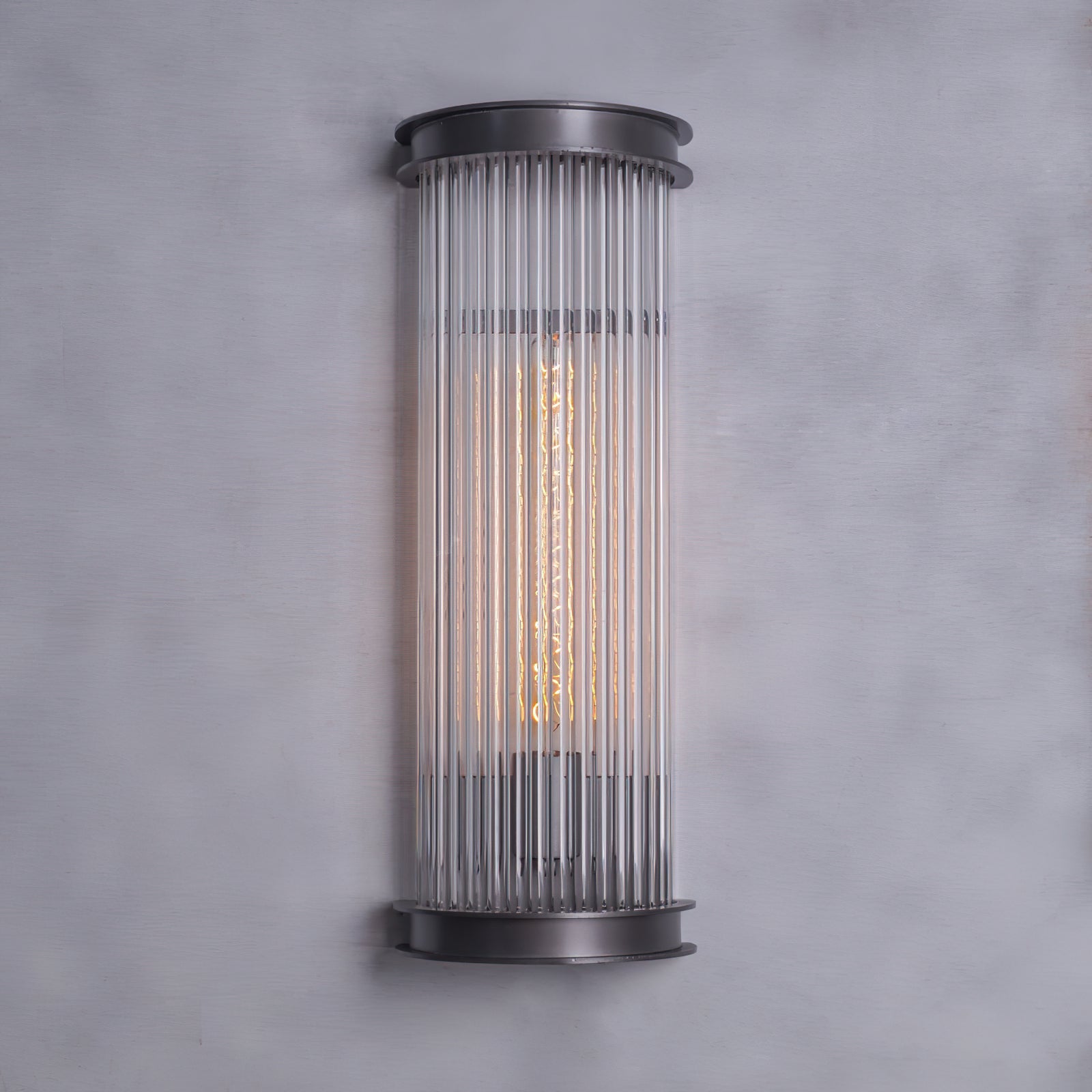 Armarila Vintage Industrial Metal Crystal Wall Lamp - Lamp Copper