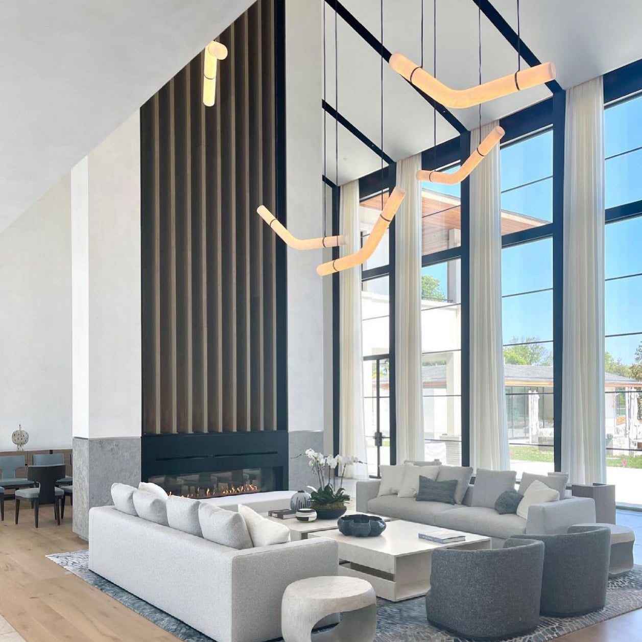 Errina Minimalist Premium Elegance Alabaster Pendant Light - Lamp Copper