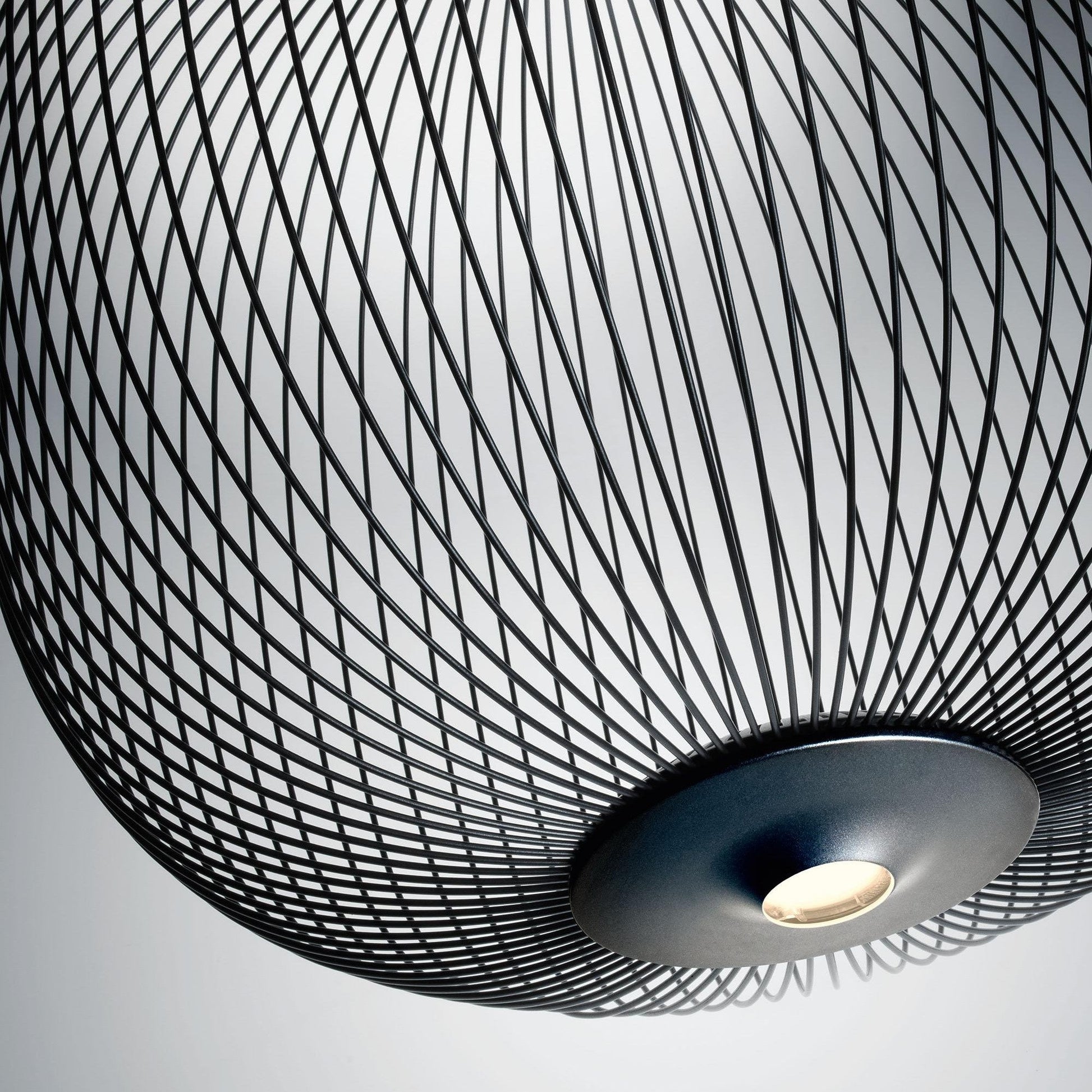 Vadorora Modern Minimalist Cage Metal Pendant Lamp - Lamp Copper