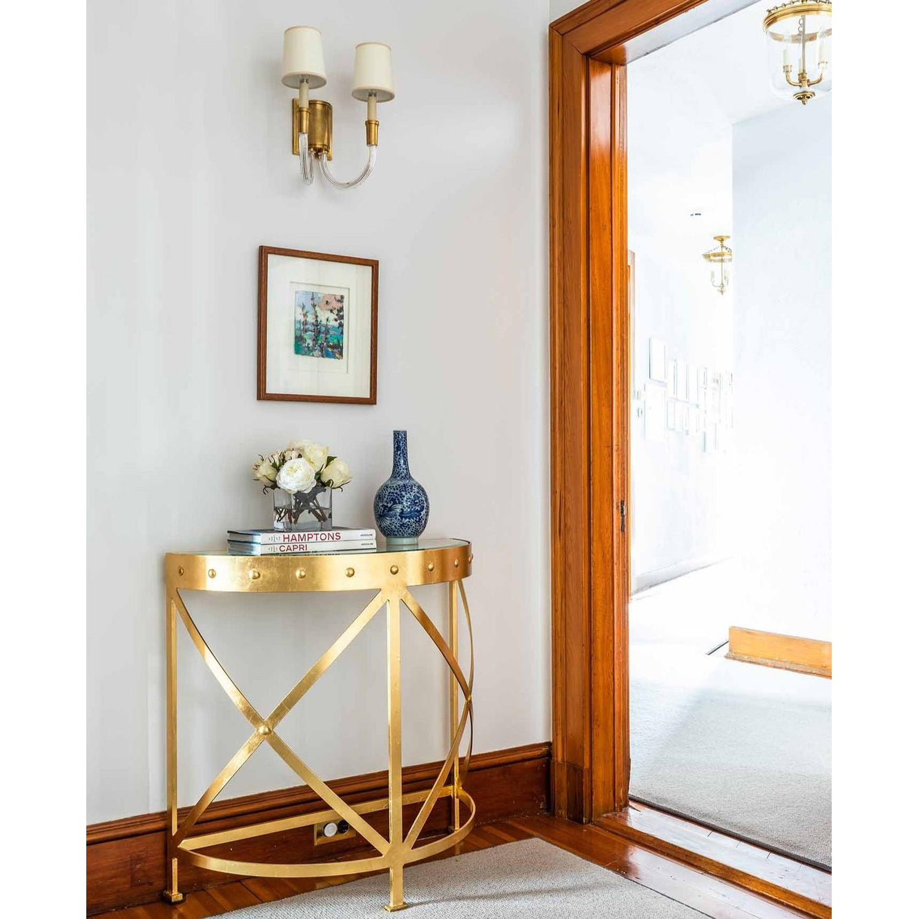 Etalarae Modern Minimalist Crystal Fabric Wall Lamp - Lamp Copper