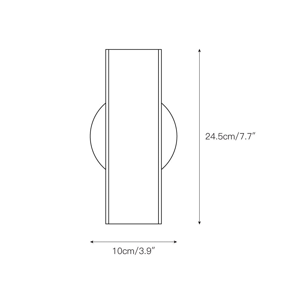 Ivsileth Modern Minimalist Metal Plastic Wall Lamp - Lamp Copper