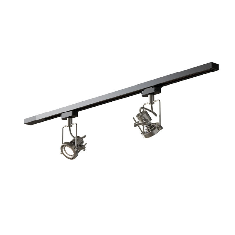 Ivelor Vintage Industrial Metal Glass Track Lights - Lamp Copper