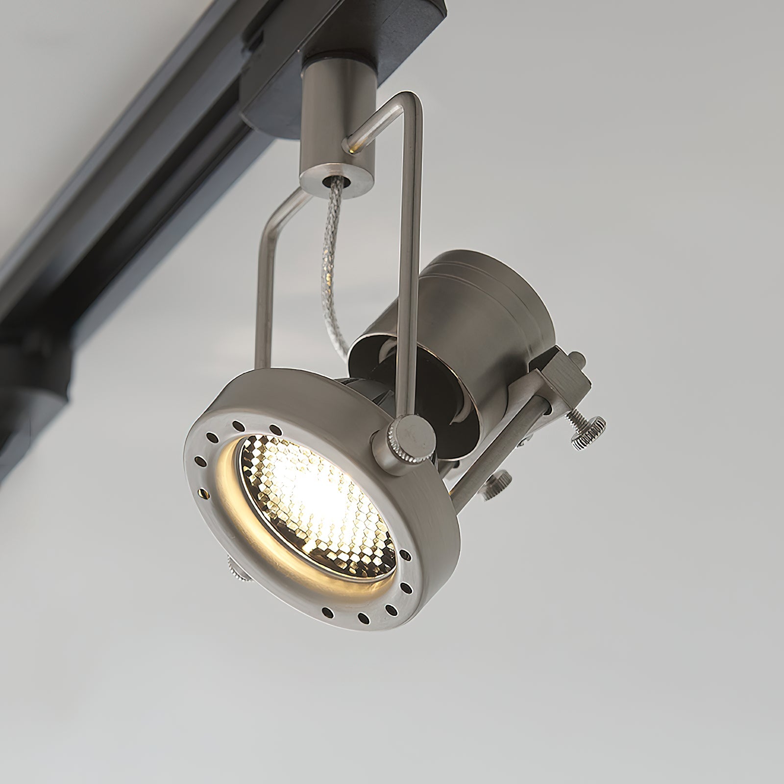 Ivelor Vintage Industrial Metal Glass Track Lights - Lamp Copper