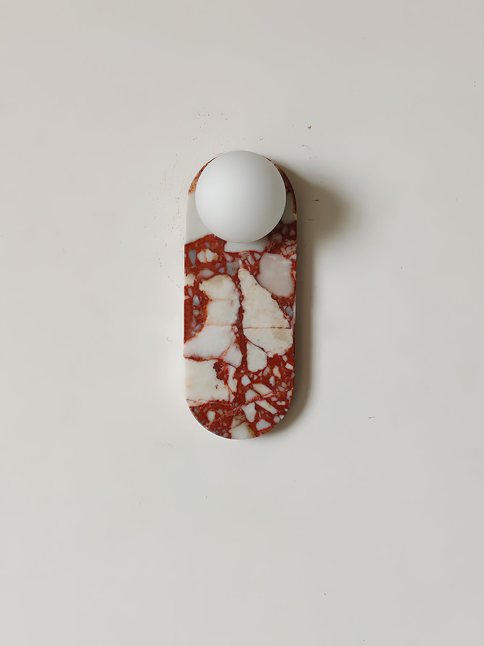 Olnoreth Premium Nordic Art Marble Glass Wall Lamp - Lamp Copper