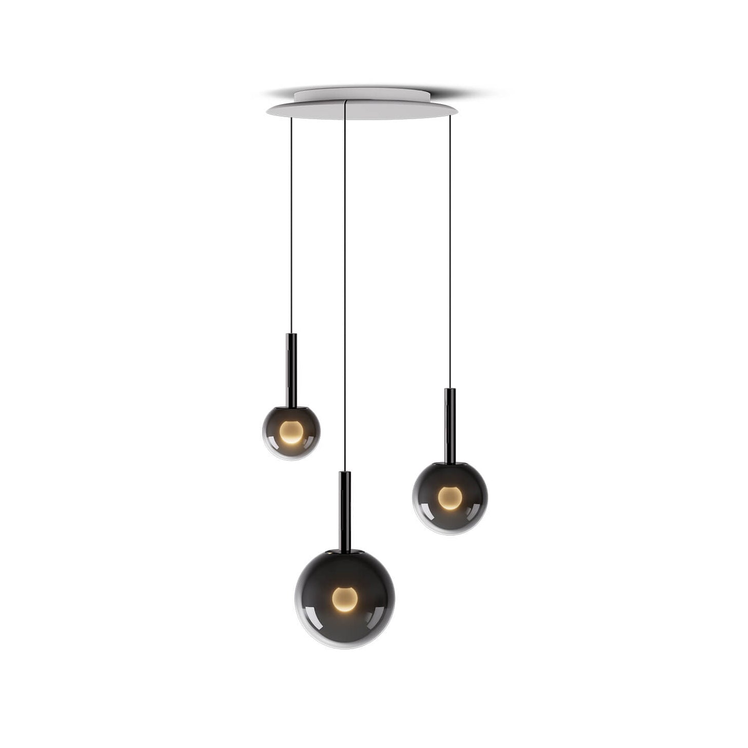 Vetheel Traditional Cloud Metal Glass Pendant Lamp - Lamp Copper
