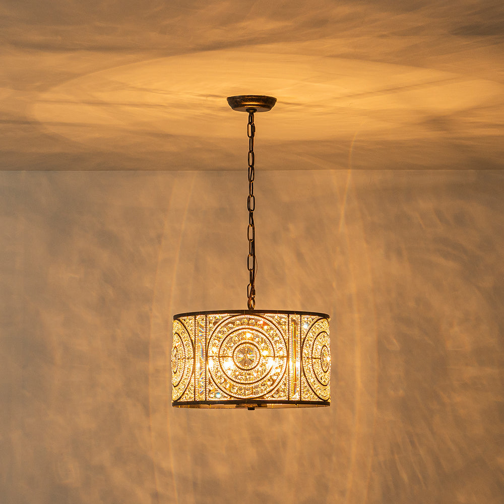 Ulfar Luxe Moroccan Antique Crystal Chandelier