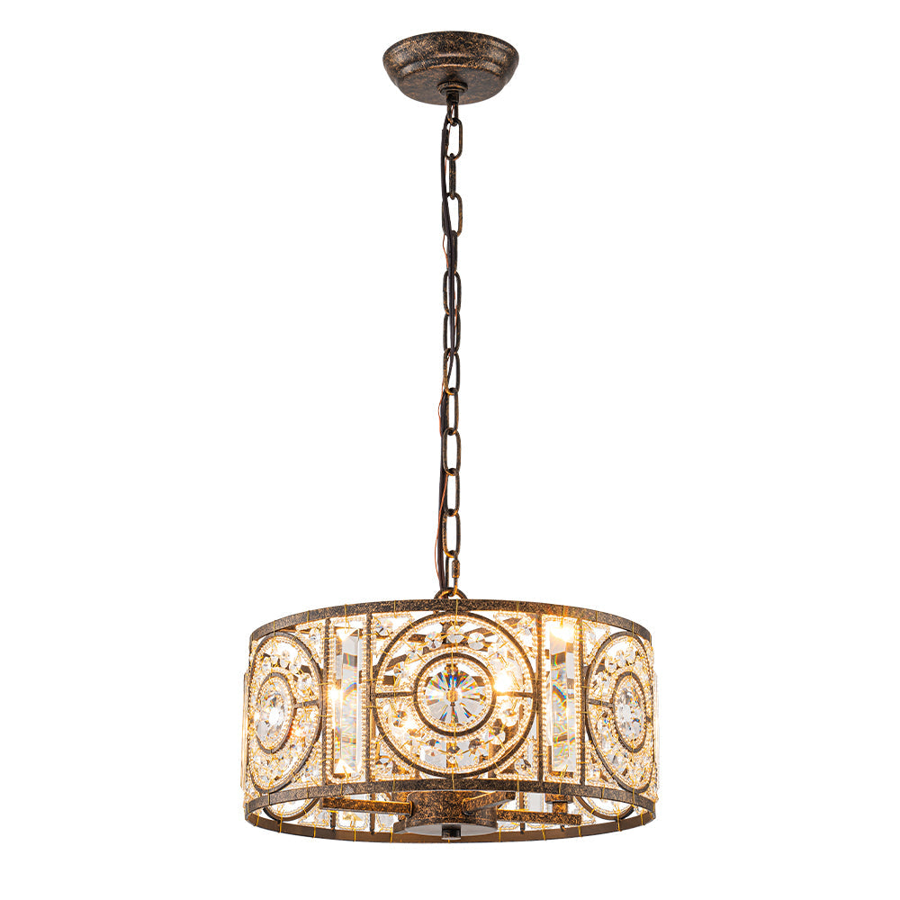 Ulfar Luxe Moroccan Antique Crystal Chandelier