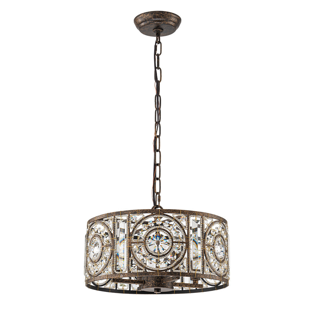 Ulfar Luxe Moroccan Antique Crystal Chandelier