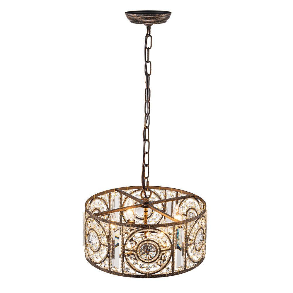 Ulfar Luxe Moroccan Antique Crystal Chandelier