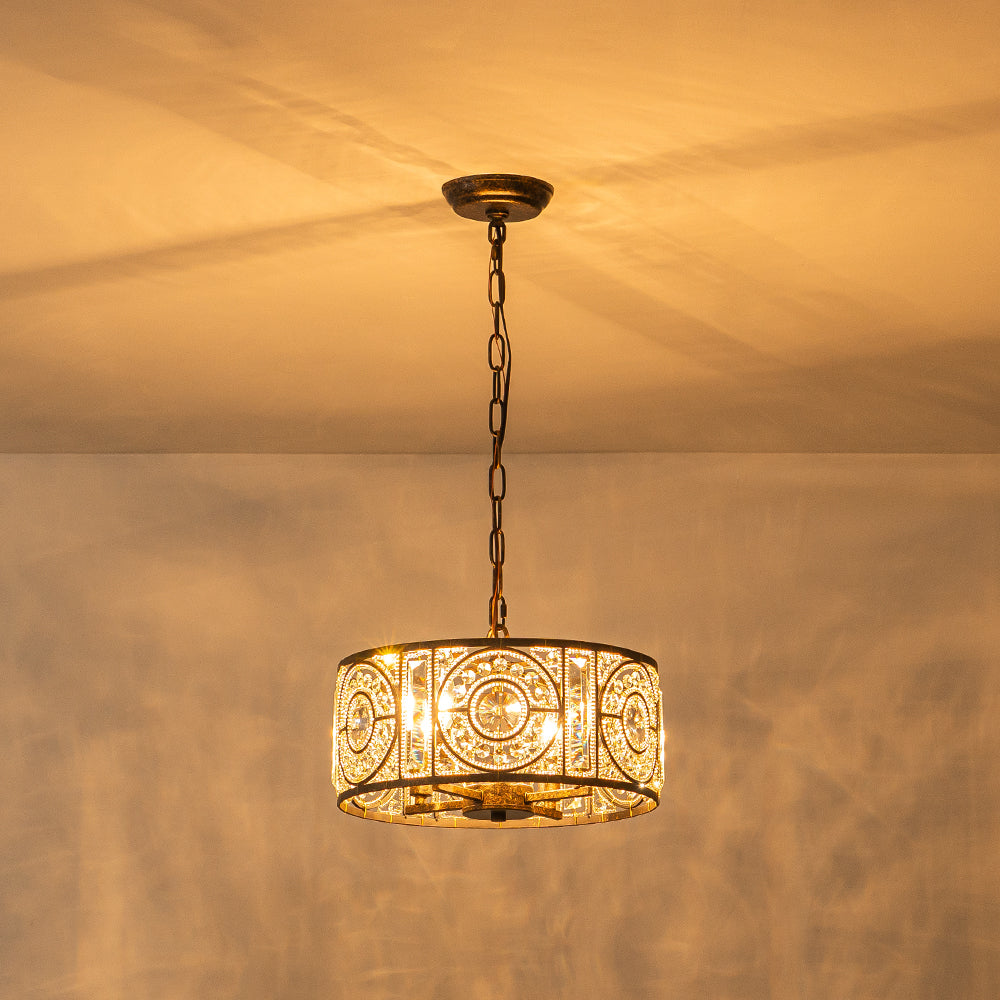 Ulfar Luxe Moroccan Antique Crystal Chandelier