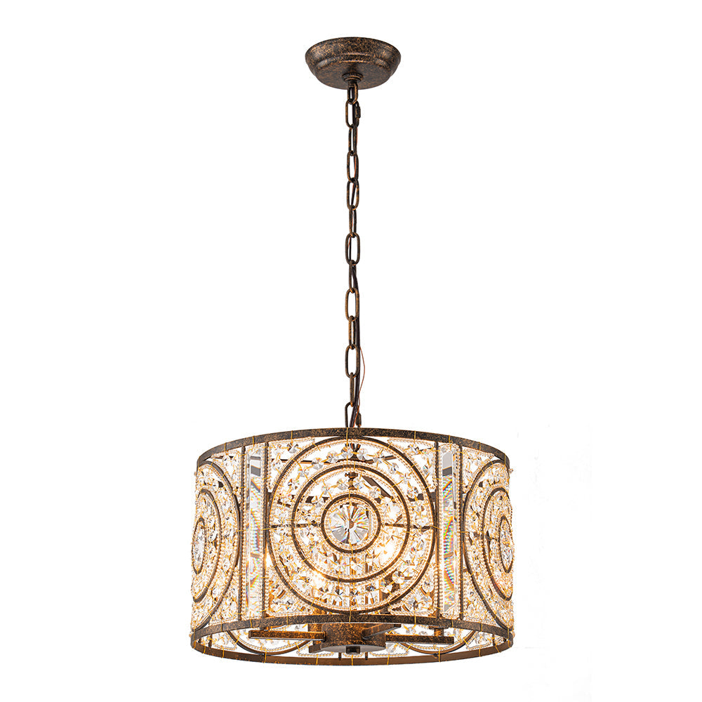 Ulfar Luxe Moroccan Antique Crystal Chandelier