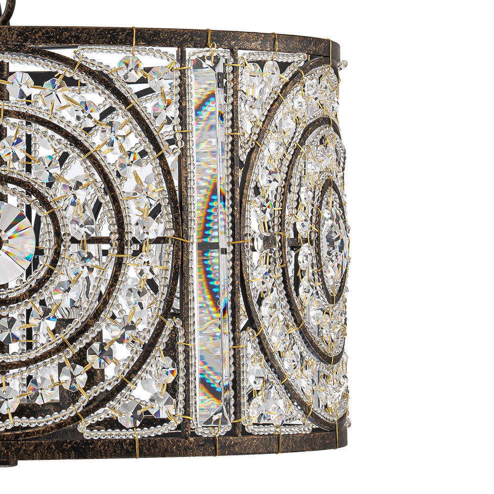Ulfar Luxe Moroccan Antique Crystal Chandelier